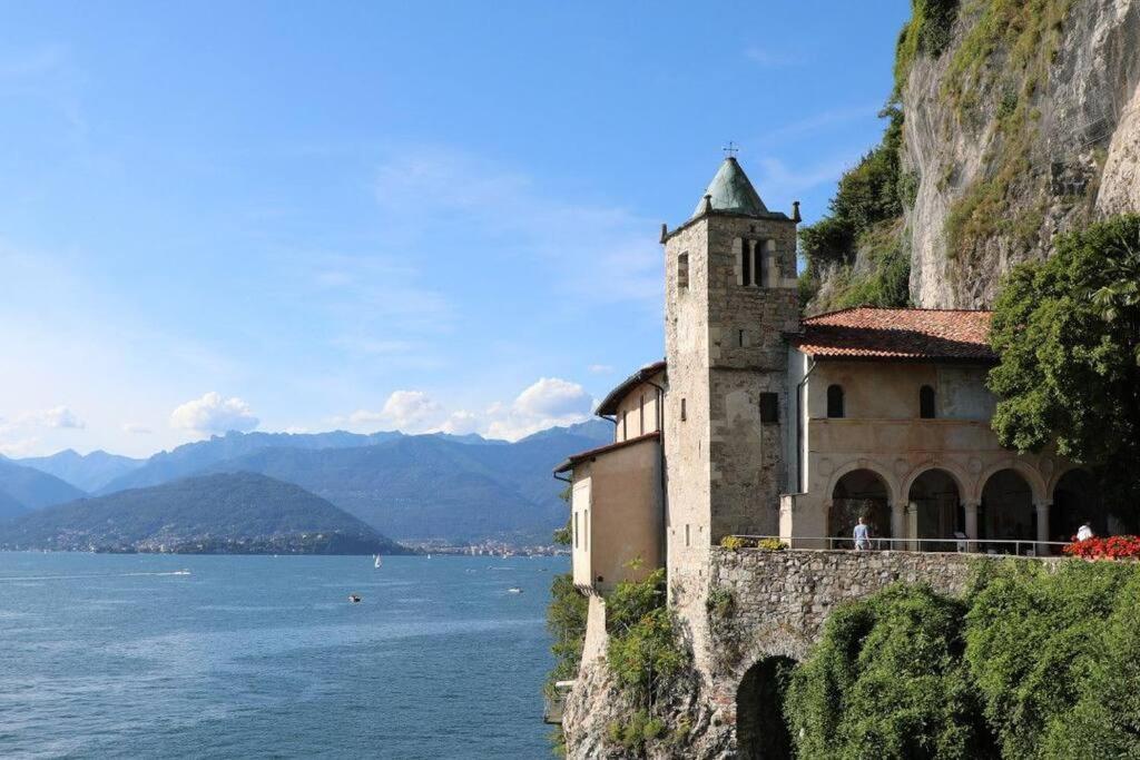 Lago Maggiore, Leggiuno, Ampio Appartamento Eksteriør bilde