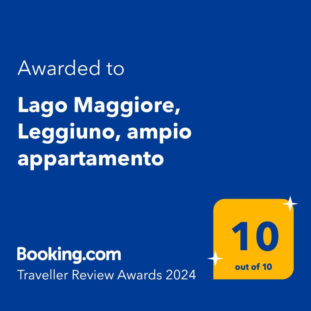 Lago Maggiore, Leggiuno, Ampio Appartamento Eksteriør bilde